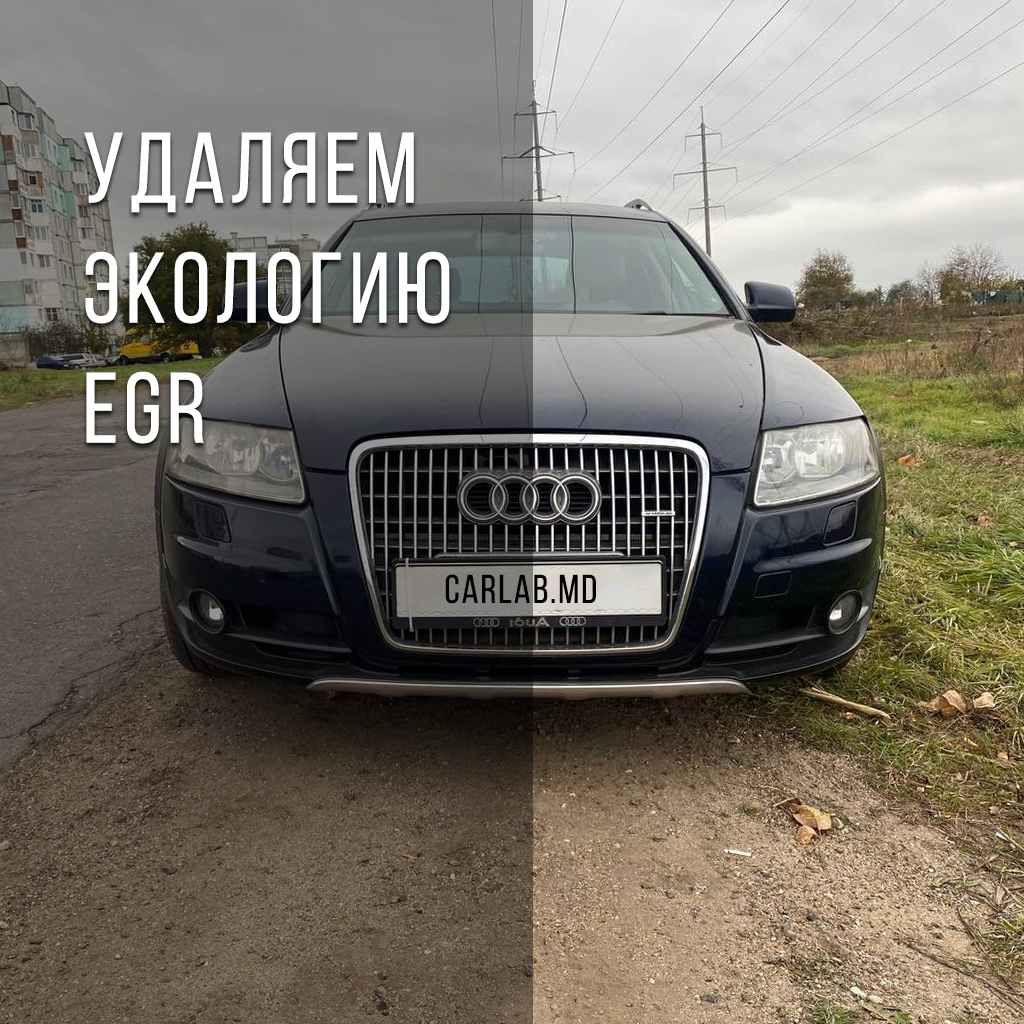 УДАЛЯЕМ ЭКОЛОГИЮ AUDI A6 C6 2008 года.